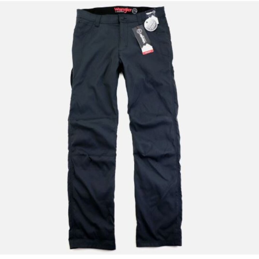 Wrangler ATG W38 L30 Fleece Lined Utility Men's Pants Black Water Repellent Warm